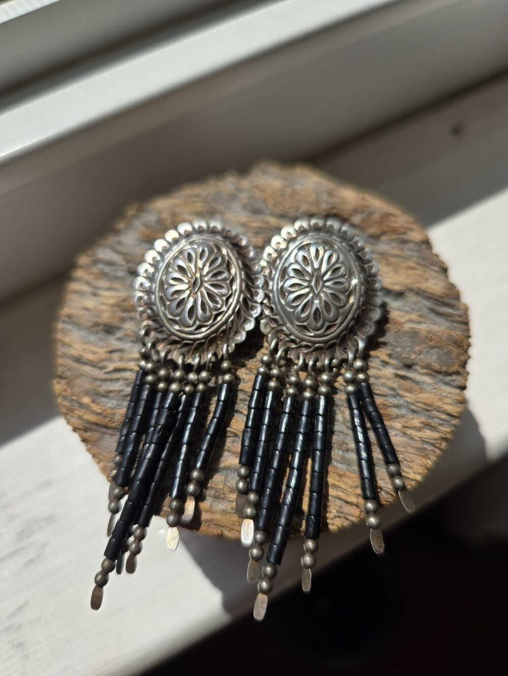 Southwestern 925 Sterling Silver Earrings